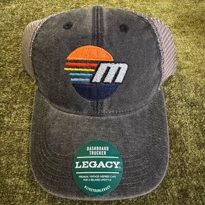 Legacy Gray Dashboard Trucker Cap - Malibu Boats Logowear